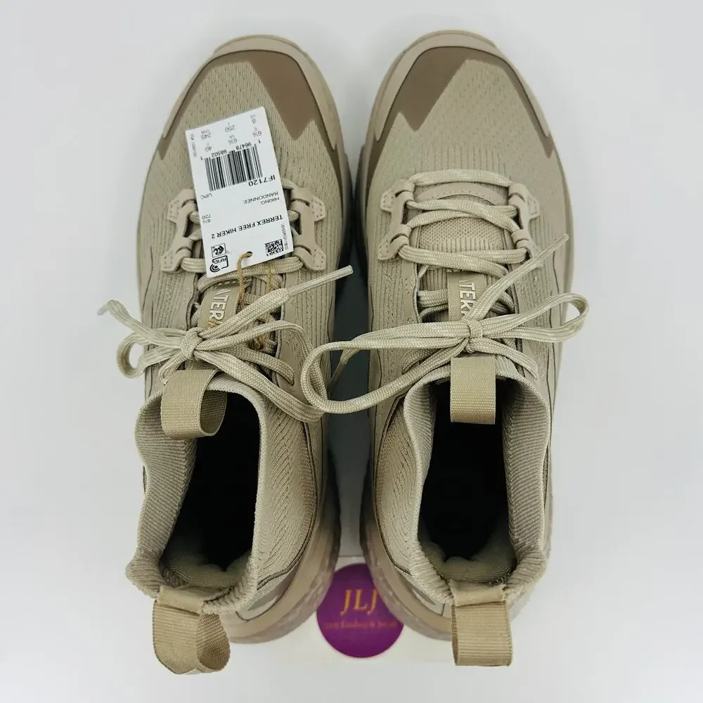 Adidas Women's Terrex Free Hiker 2.0 Hiking Shoes 'Wonder Beige' IF7120 Size 8